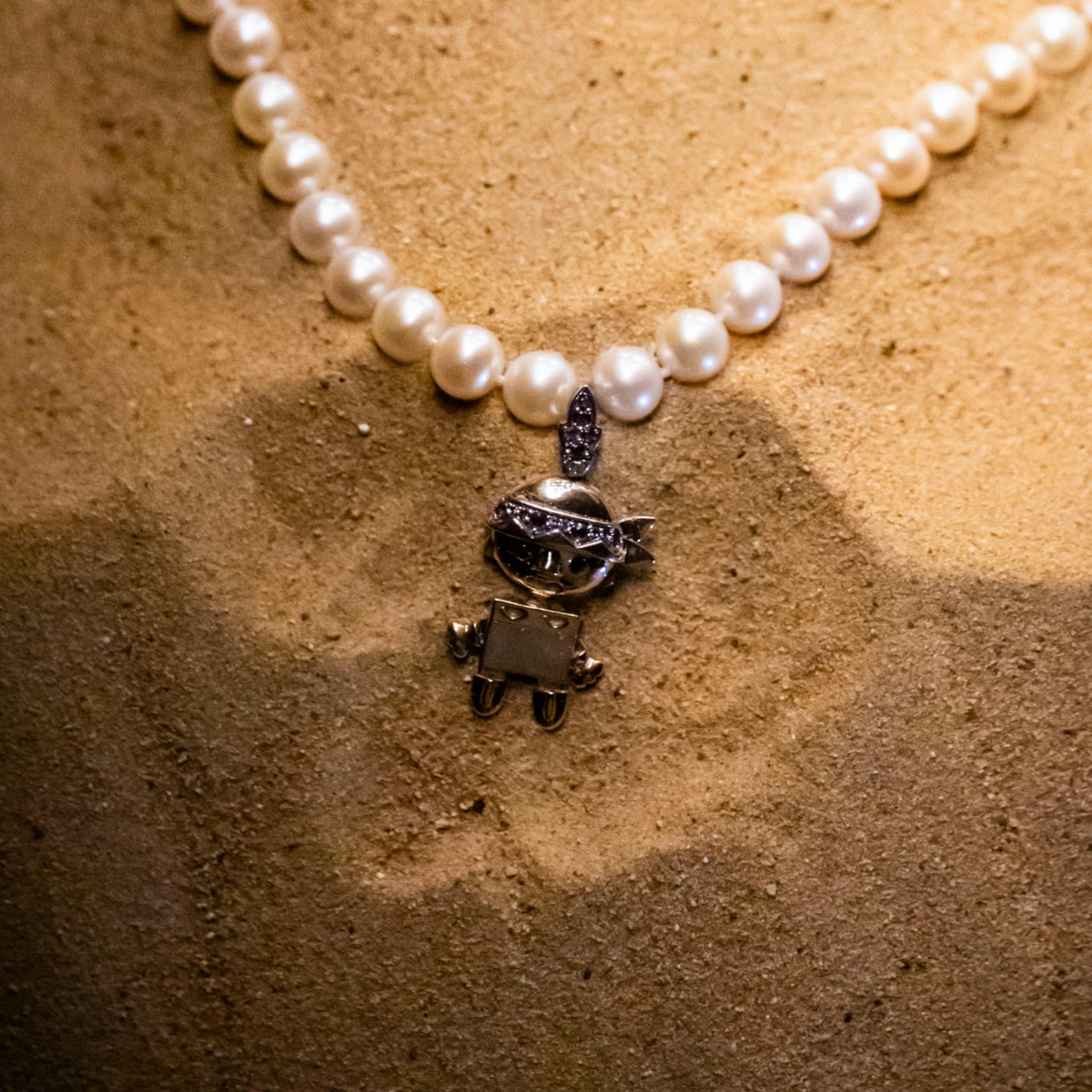 talia in the sand in the desert